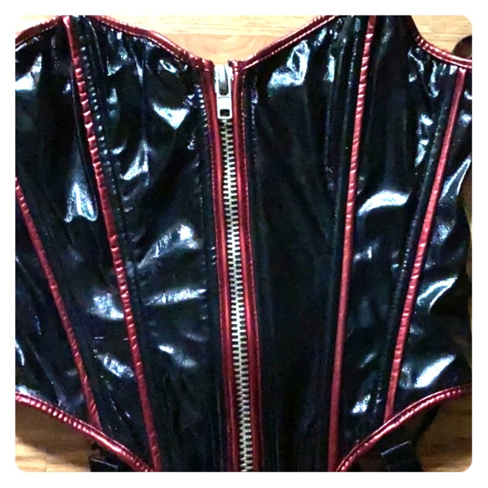 Lip Service pvc corset top